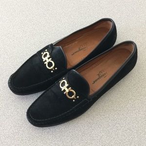 Salvatore Ferragamo Suede Loafer Shoes